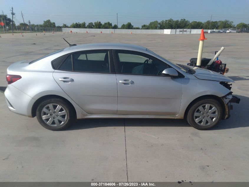 VIN 3KPA24AD3NE431857 2022 KIA RIO LX/S