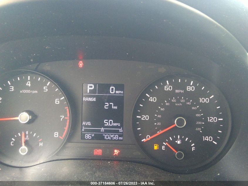 VIN 3KPA24AD3NE431857 2022 KIA RIO LX/S