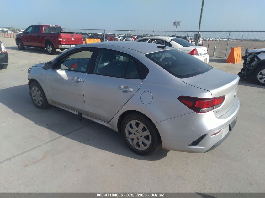 VIN 3KPA24AD3NE431857 2022 KIA RIO LX/S