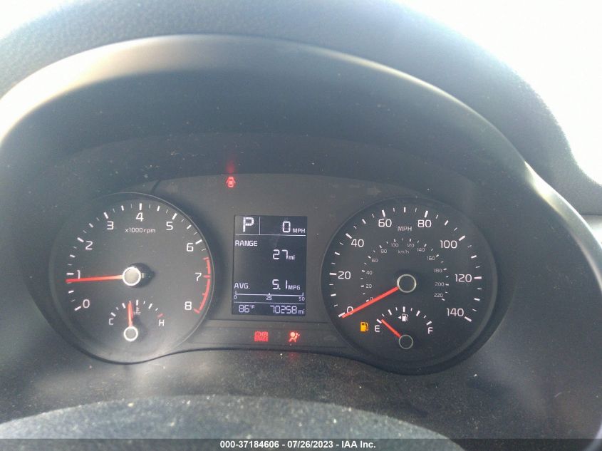 VIN 3KPA24AD3NE431857 2022 KIA RIO LX/S