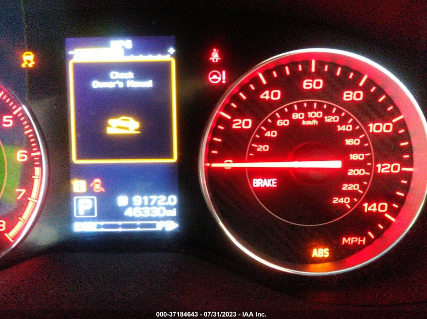 2019 SUBARU IMPREZA SPORT - 4S3GKAJ66K3602873