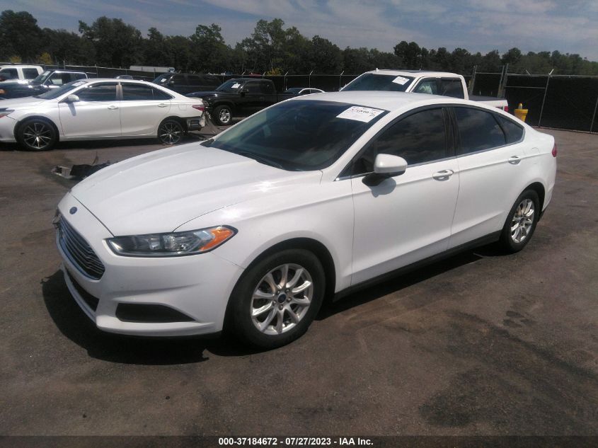 2016 FORD FUSION S - 3FA6P0G77GR159252