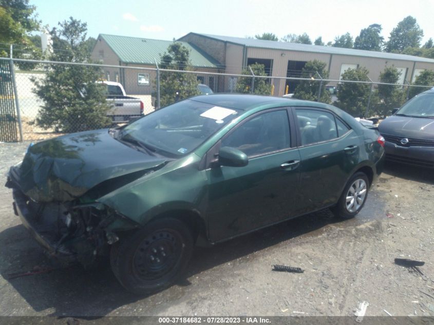 2014 TOYOTA COROLLA L/LE/S/S PLUS/LE PLUS - 2T1BURHE3EC123712