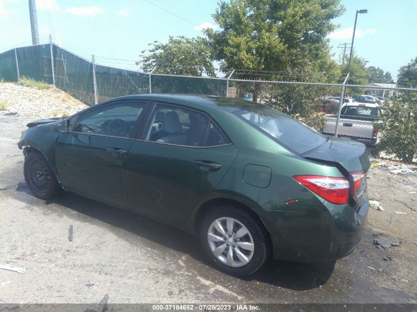 2014 TOYOTA COROLLA L/LE/S/S PLUS/LE PLUS - 2T1BURHE3EC123712