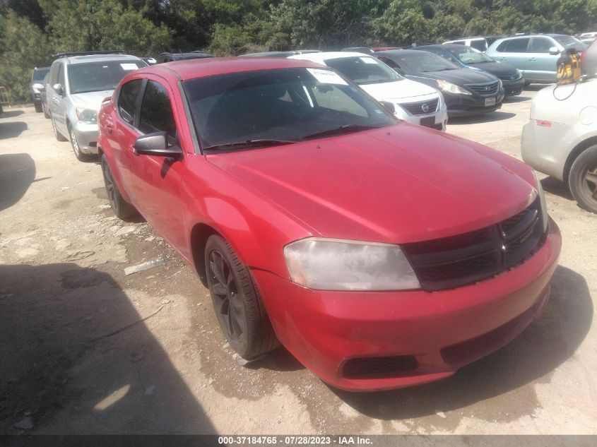 2014 DODGE AVENGER SE - 1C3CDZAB9EN228213