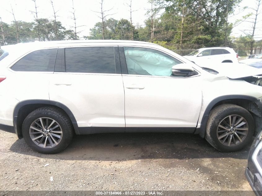 2019 TOYOTA HIGHLANDER SE/XLE - 5TDJZRFH2KS607951