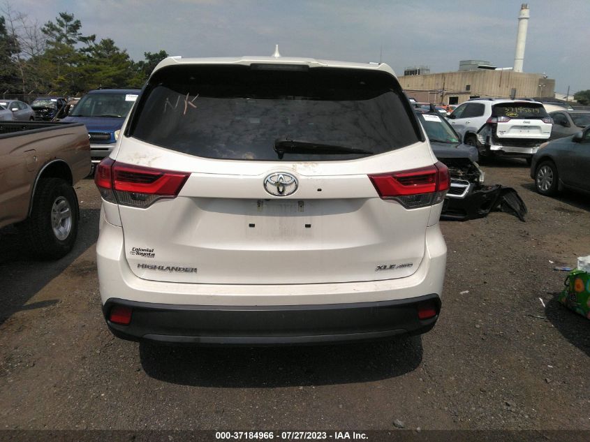 2019 TOYOTA HIGHLANDER SE/XLE - 5TDJZRFH2KS607951