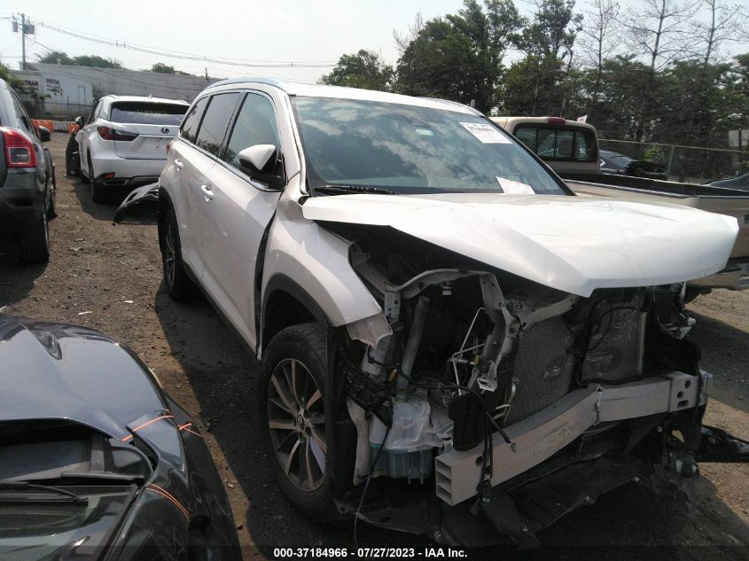 2019 TOYOTA HIGHLANDER SE/XLE - 5TDJZRFH2KS607951