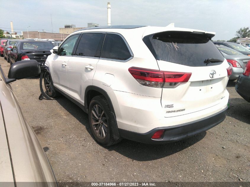 2019 TOYOTA HIGHLANDER SE/XLE - 5TDJZRFH2KS607951