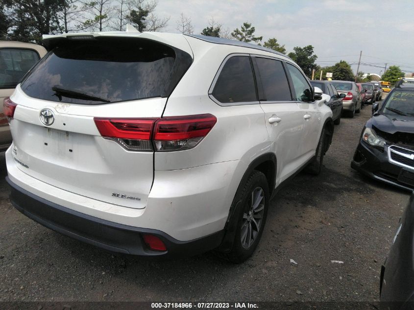 2019 TOYOTA HIGHLANDER SE/XLE - 5TDJZRFH2KS607951