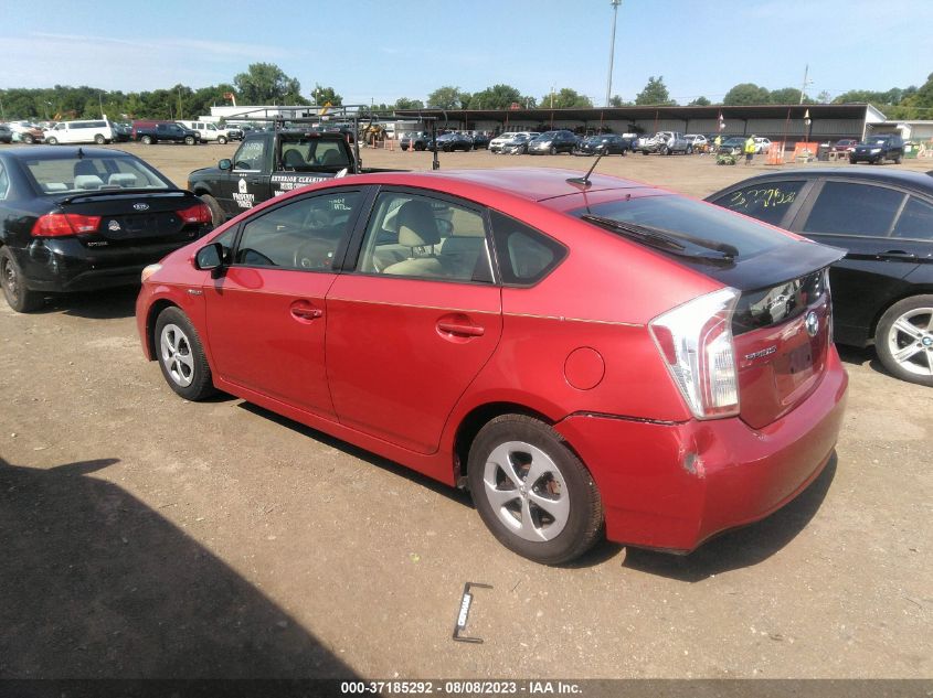 2013 TOYOTA PRIUS ONE/TWO/THREE/FOUR/FIVE - JTDKN3DU0D1627368