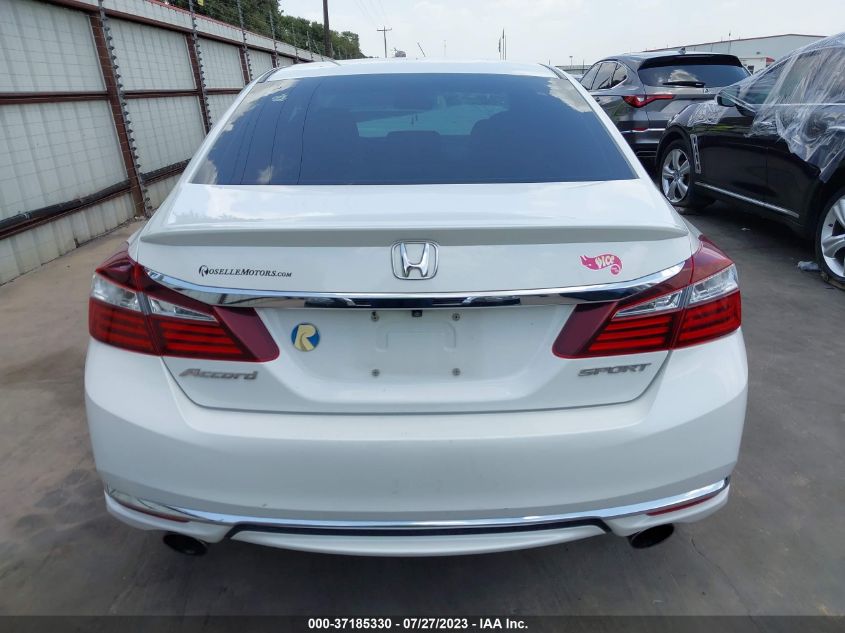 2016 HONDA ACCORD SEDAN SPORT - 1HGCR2F53GA122200