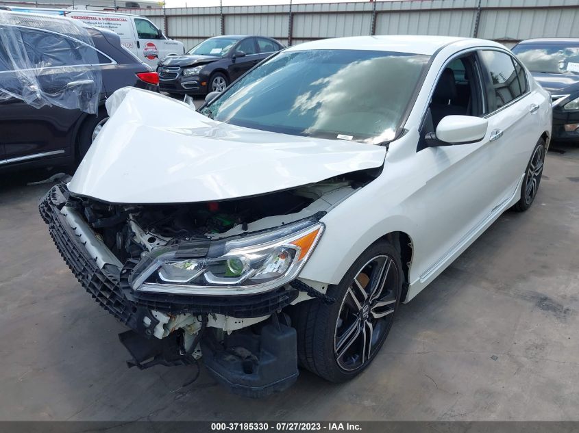 2016 HONDA ACCORD SEDAN SPORT - 1HGCR2F53GA122200