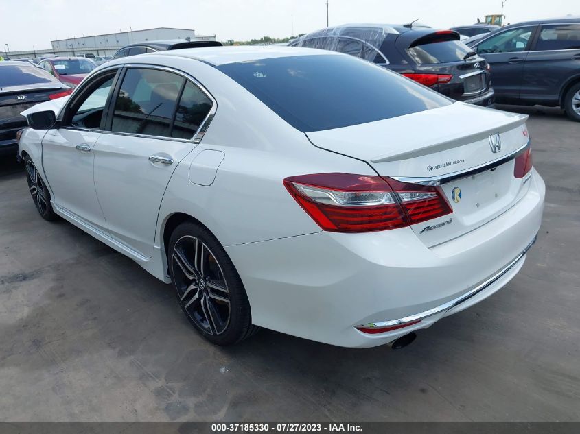 2016 HONDA ACCORD SEDAN SPORT - 1HGCR2F53GA122200
