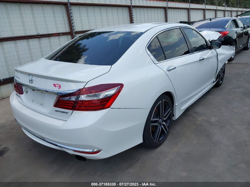 2016 HONDA ACCORD SEDAN SPORT - 1HGCR2F53GA122200