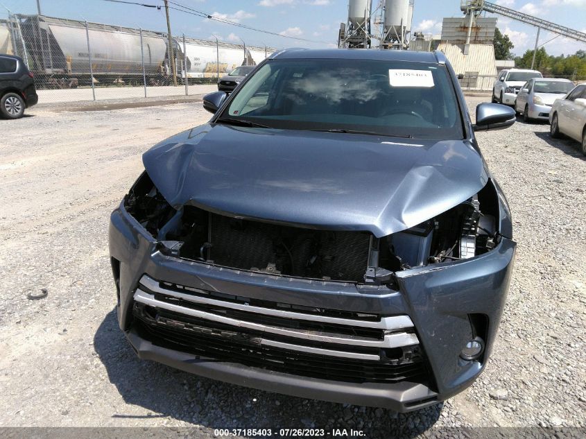 2019 TOYOTA HIGHLANDER XLE - 5TDJZRFH2KS998616