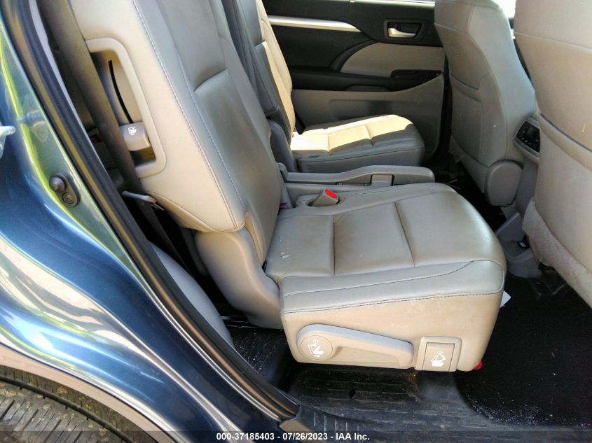 2019 TOYOTA HIGHLANDER XLE - 5TDJZRFH2KS998616