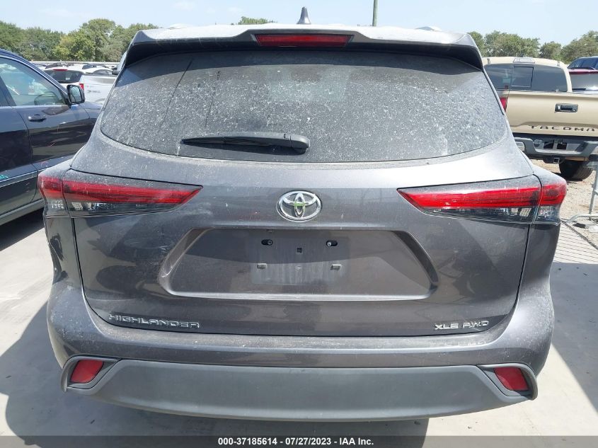 2021 TOYOTA HIGHLANDER XLE - 5TDGZRBH8MS545216