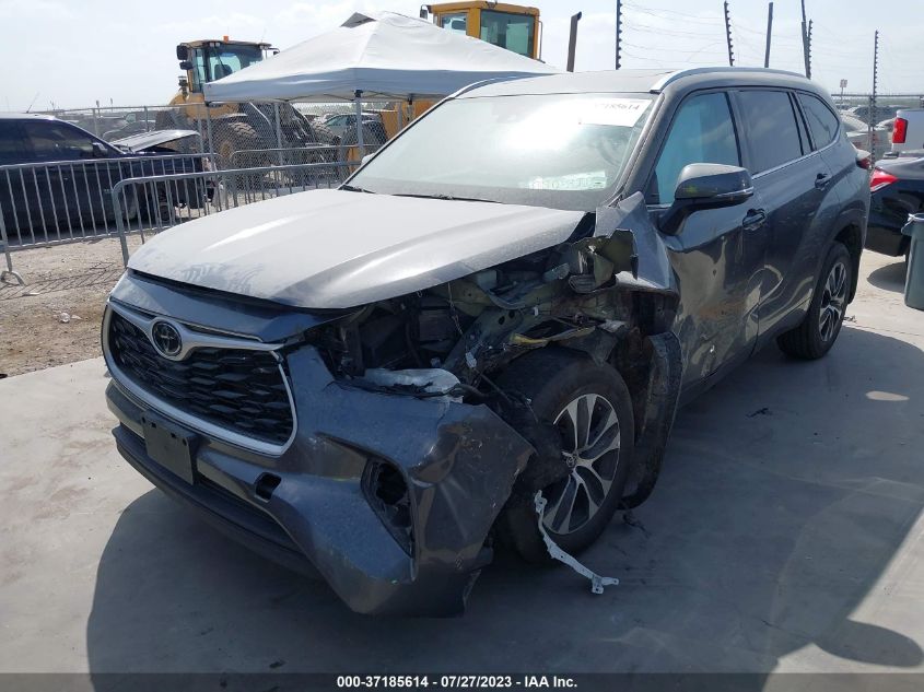 2021 TOYOTA HIGHLANDER XLE - 5TDGZRBH8MS545216