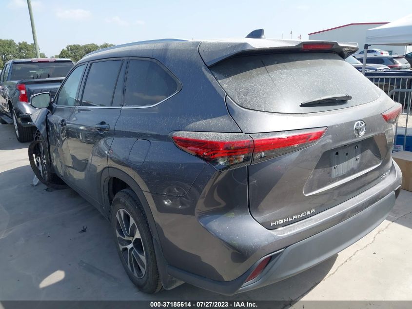 2021 TOYOTA HIGHLANDER XLE - 5TDGZRBH8MS545216