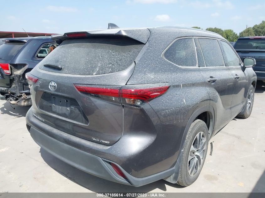 2021 TOYOTA HIGHLANDER XLE - 5TDGZRBH8MS545216