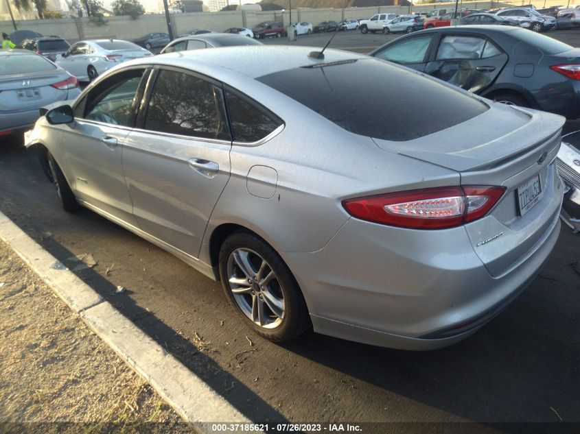 2016 FORD FUSION SE HYBRID - 3FA6P0LU6GR356327