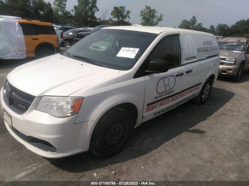 2013 RAM CARGO VAN TRADESMAN 2C4JRGAG1DR606613