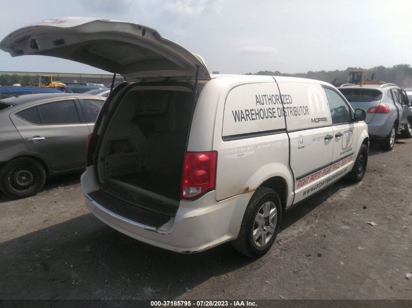 2013 RAM CARGO VAN TRADESMAN 2C4JRGAG1DR606613