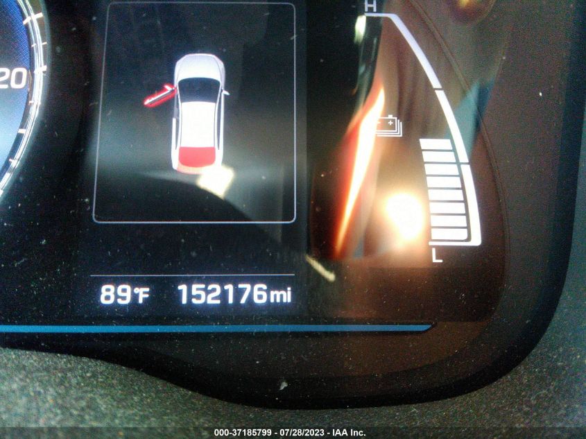 2017 HYUNDAI IONIQ HYBRID BLUE - KMHC65LC8HU024027