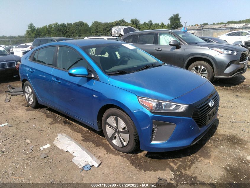 2017 HYUNDAI IONIQ HYBRID BLUE - KMHC65LC8HU024027