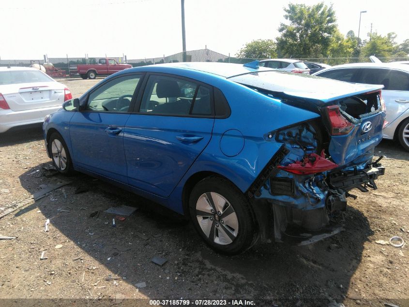 2017 HYUNDAI IONIQ HYBRID BLUE - KMHC65LC8HU024027