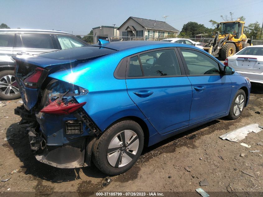 2017 HYUNDAI IONIQ HYBRID BLUE - KMHC65LC8HU024027