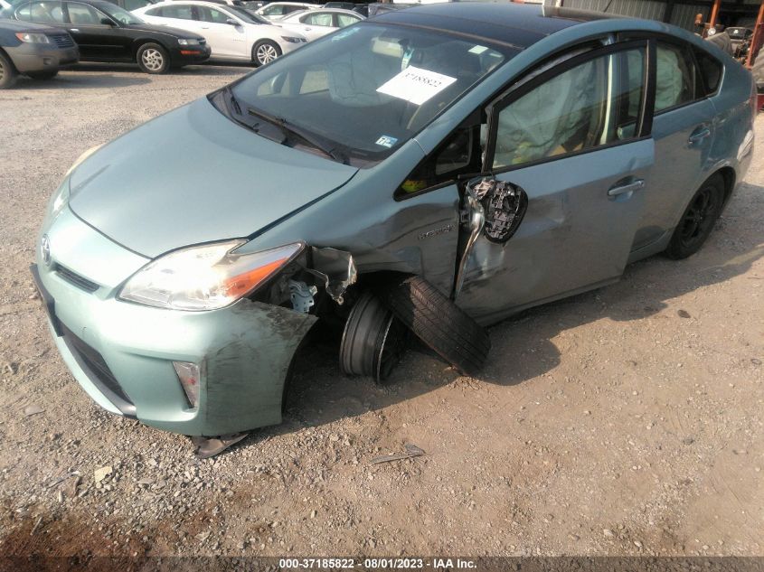 2014 TOYOTA PRIUS FOUR/FIVE/THREE/ONE/TWO - JTDKN3DU7E1750196