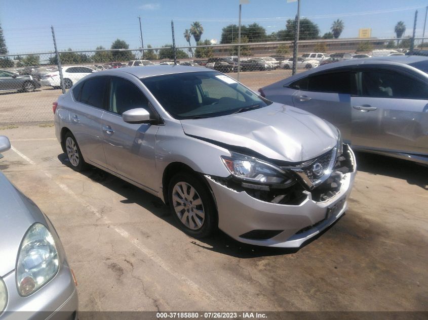 2016 NISSAN SENTRA S - 3N1AB7AP8GY229256