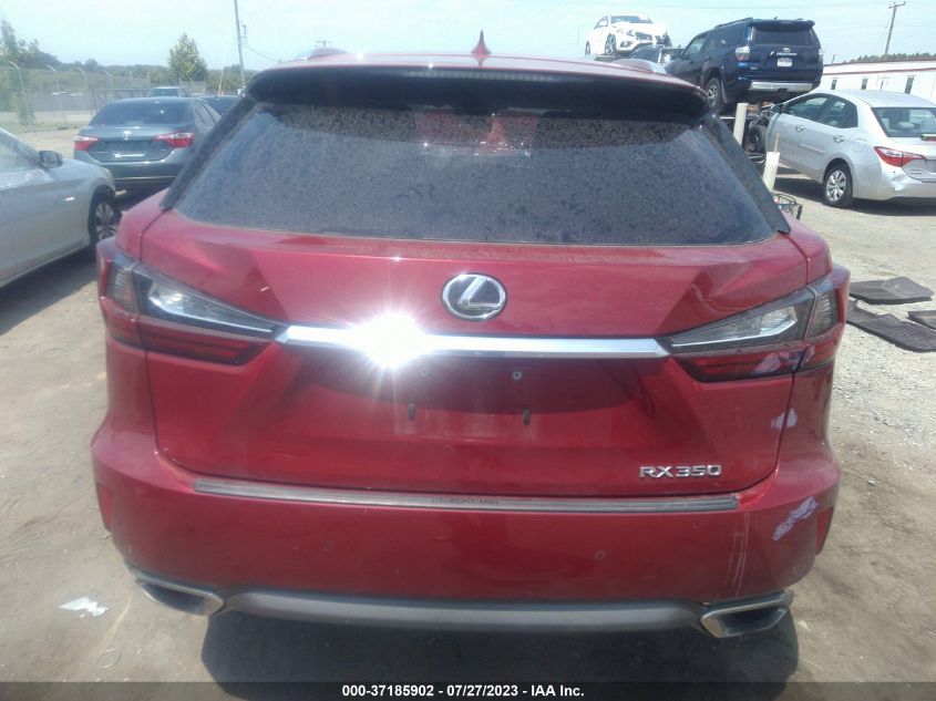 VIN 2T2BZMCA5JC165670 2018 LEXUS RX RX 350