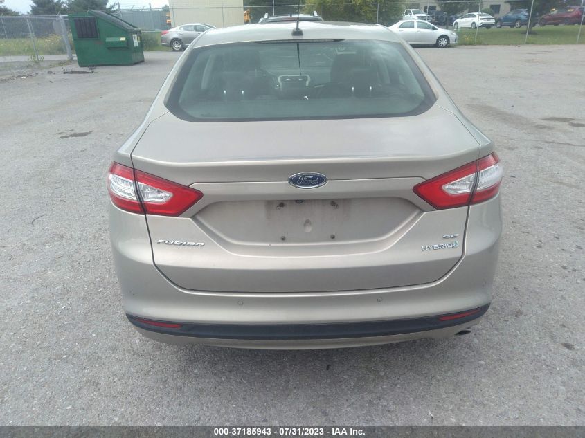 2015 FORD FUSION SE HYBRID - 3FA6P0LU9FR166133