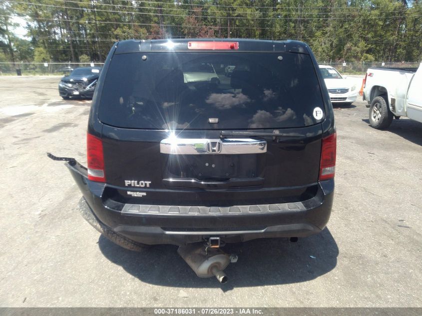 2013 HONDA PILOT LX - 5FNYF3H21DB027062