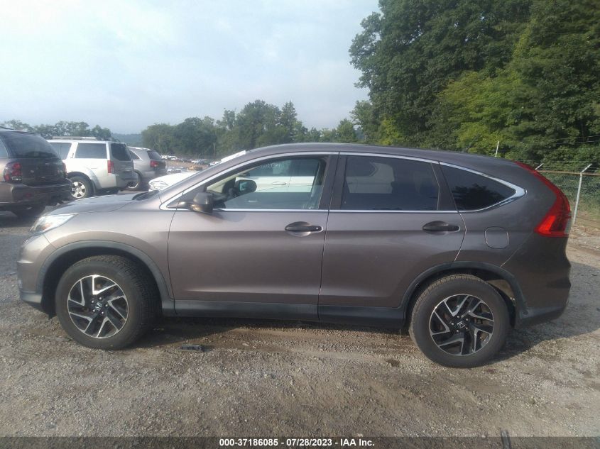 2016 HONDA CR-V SE - 5J6RM3H40GL029649