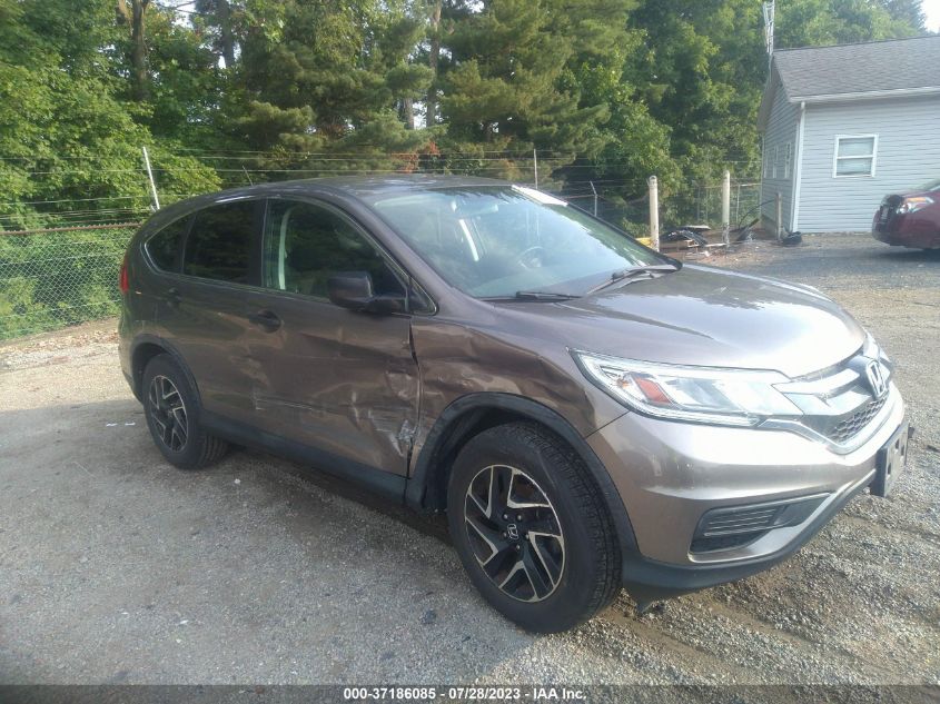 2016 HONDA CR-V SE - 5J6RM3H40GL029649