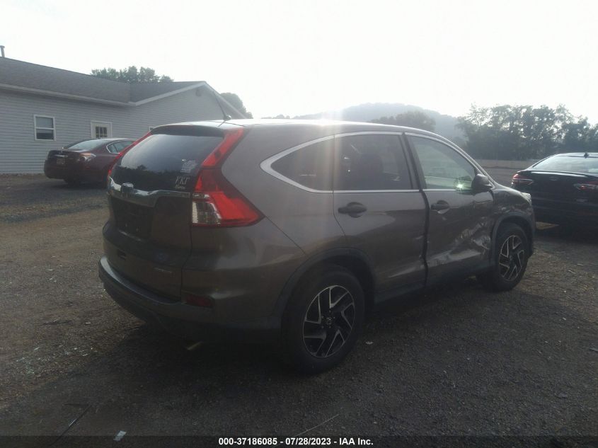 2016 HONDA CR-V SE - 5J6RM3H40GL029649