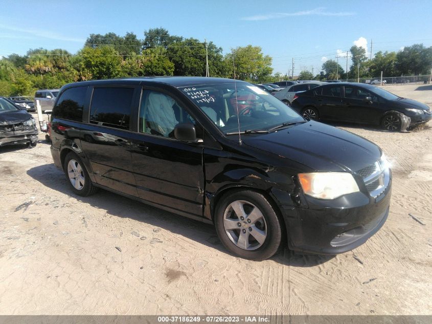 2013 DODGE GRAND CARAVAN SE - 2C4RDGBG0DR724474