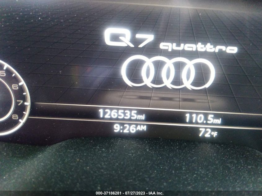 2017 AUDI Q7 PREMIUM PLUS - WA1LAAF74HD036390