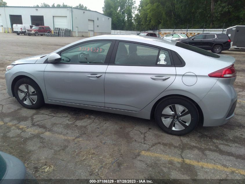 2022 HYUNDAI IONIQ HYBRID BLUE - KMHC65LCXNU274350