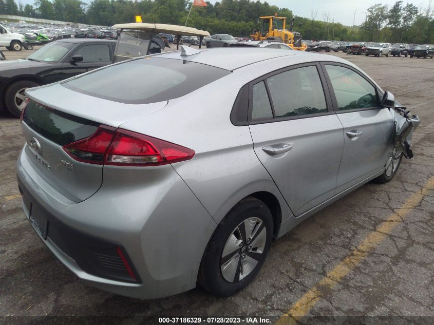 2022 HYUNDAI IONIQ HYBRID BLUE - KMHC65LCXNU274350