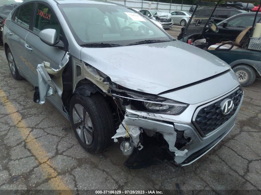 2022 HYUNDAI IONIQ HYBRID BLUE - KMHC65LCXNU274350