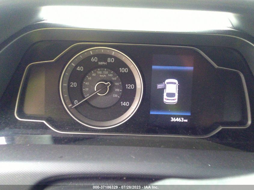 2022 HYUNDAI IONIQ HYBRID BLUE - KMHC65LCXNU274350