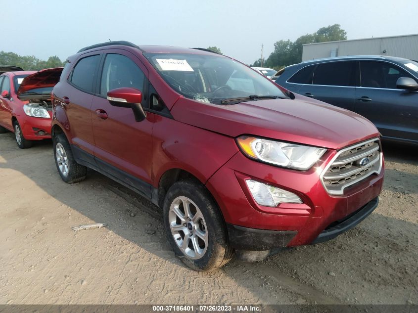 2018 FORD ECOSPORT SE - MAJ6P1UL6JC189968