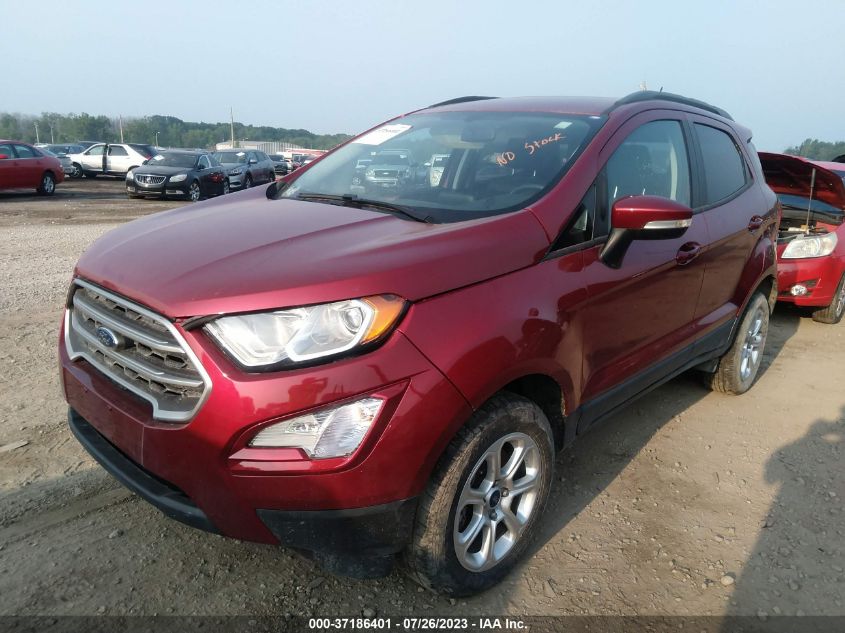 2018 FORD ECOSPORT SE - MAJ6P1UL6JC189968