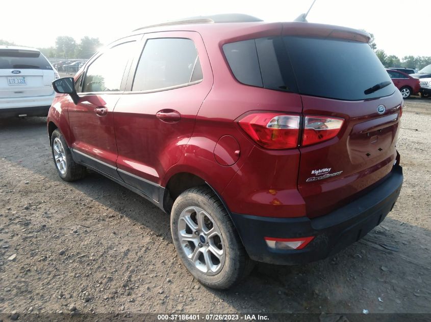 2018 FORD ECOSPORT SE - MAJ6P1UL6JC189968
