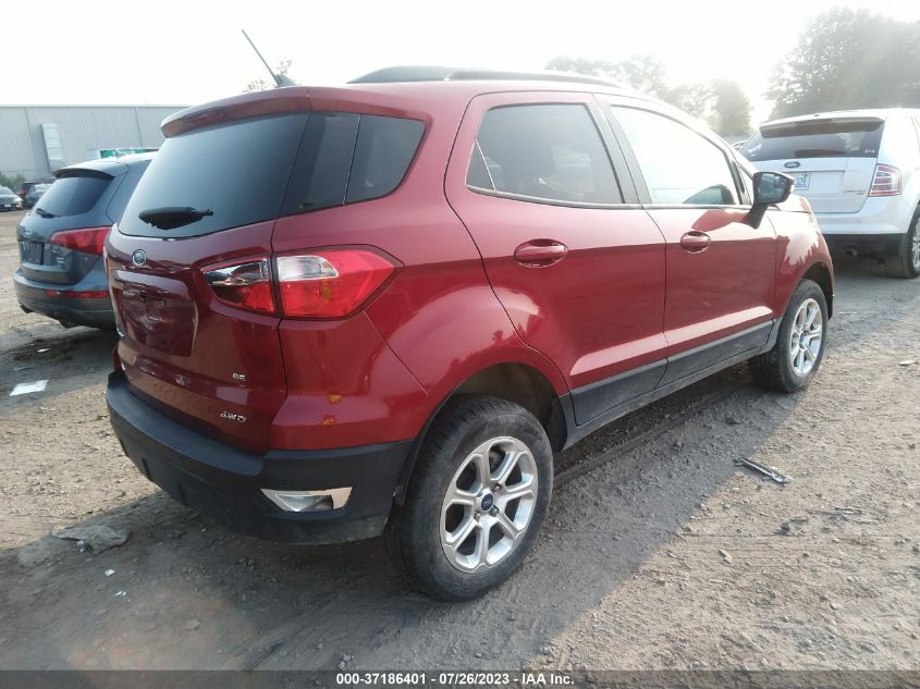 2018 FORD ECOSPORT SE - MAJ6P1UL6JC189968